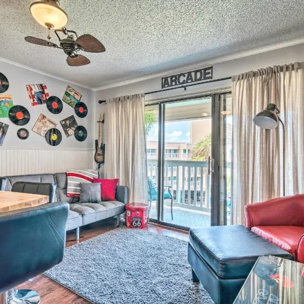 Beachfront Corpus Christi Condo with Arcade Room!, hotel en Corpus Christi