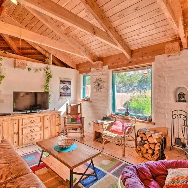 Eclectic Adobe Crestone Cottage with Patio and Yard!, hotel in Crestone