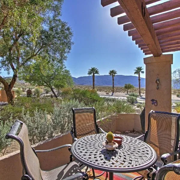 Borrego Springs Condo with Private Hot Tub and Views!, hotel in Borrego Springs