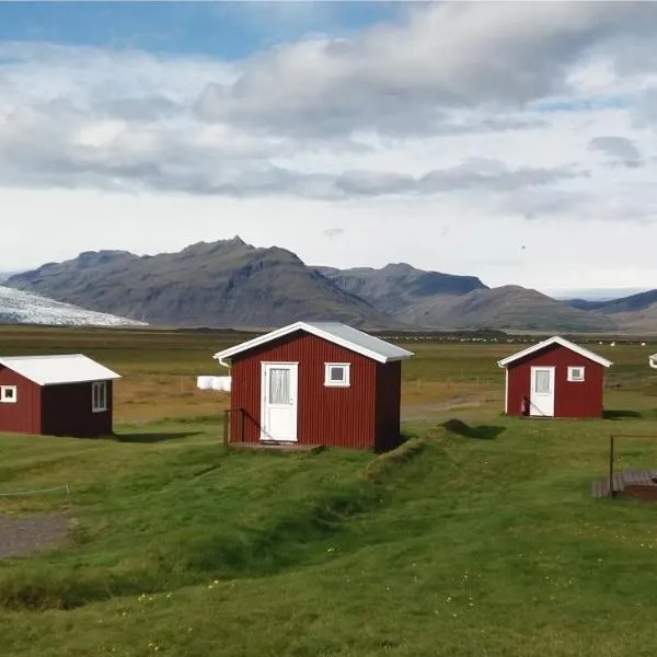 Lambhus Glacier View Cabins, hotell i Hólmur