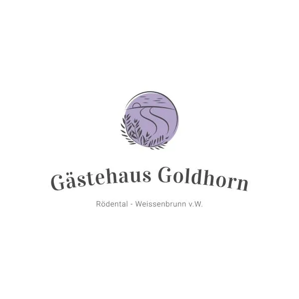 Gästehaus Goldhorn, hotel em Rauenstein