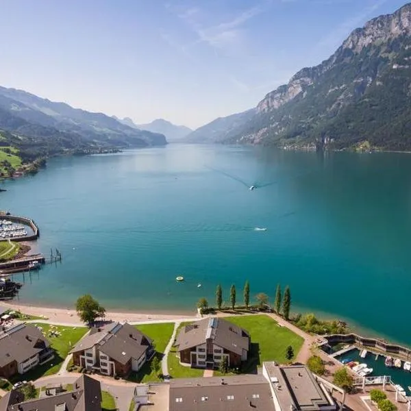 Walensee House & Apartments, hotel en Unterterzen