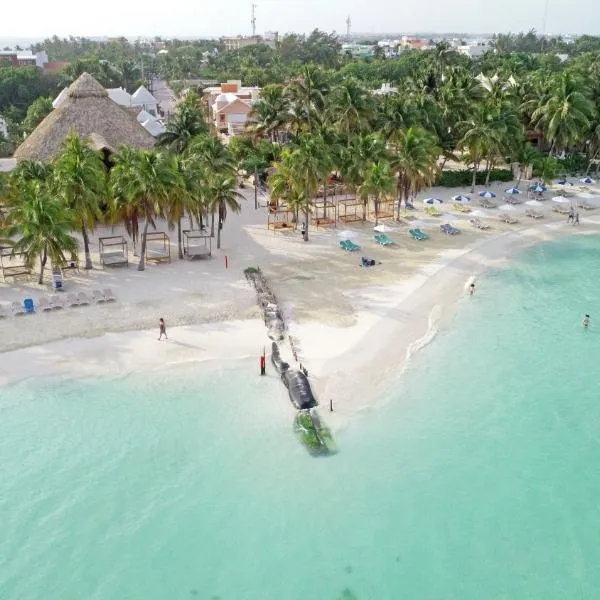 Cabanas Maria Del Mar, hotell i Isla Mujeres