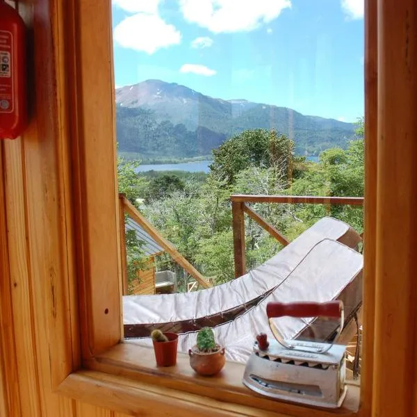 Parajes del lejano sur Cabaña El Patacón, hotell i Moquehue