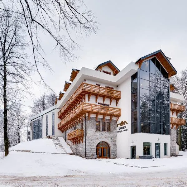 Zamek Księża Góra，位于卡尔帕奇的酒店