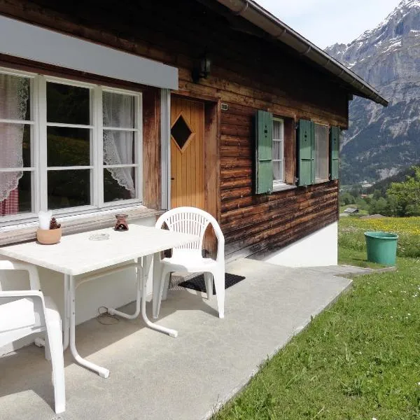 Ferienwohnung im Grünen、グリンデルワルトのホテル