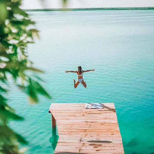 Hotel Awazul Bacalar, hotel v mestu Bacalar