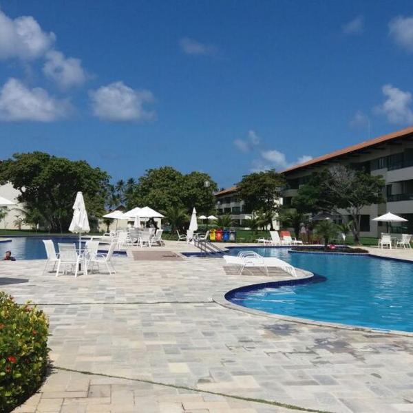 CARNEIROS BEACH RESORT- Flat de 2 quartos - condomínio à beira mar da Praia de Carneiros - Foto 4