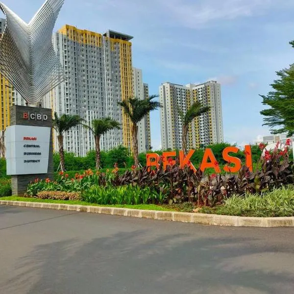 The Springlake and View Summarecon Bekasi Studio MDN Furnish and WiFi, hotel v destinaci Bekasi