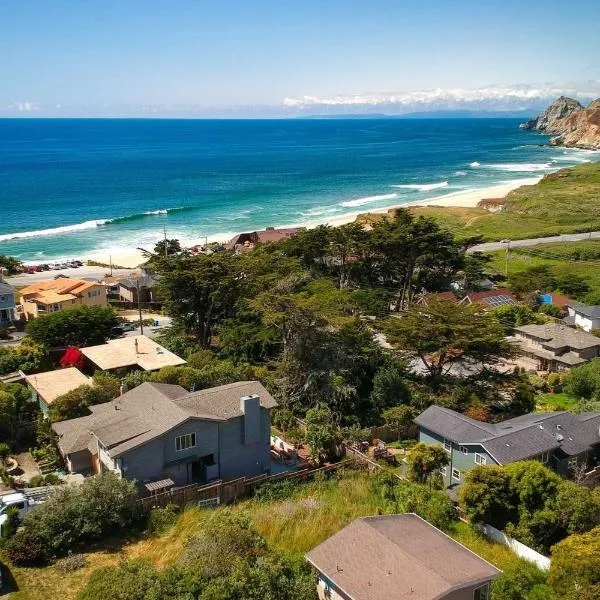 Stunning Oceanview Coastal Home Beach Trails Family Activities, hotel in Montara