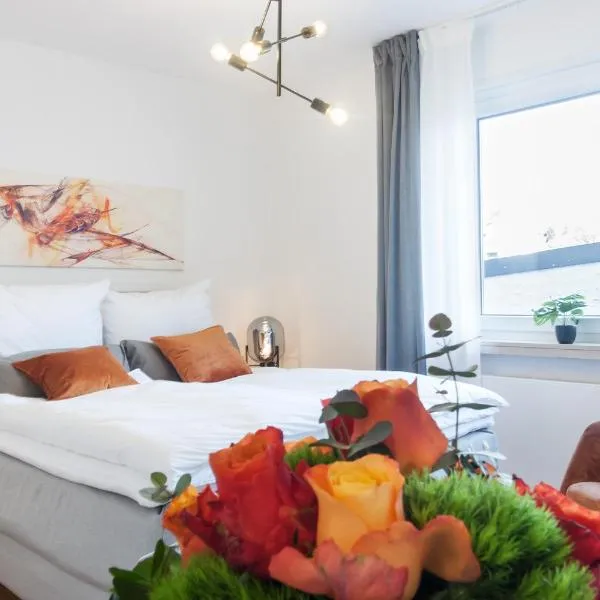Modernes Apartment Liobablick Nr1 FeWo Fulda Petersberg, hotel in Petersberg