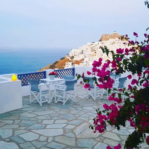 Aspro Mple, hotel in Astypalaia-stad (Chora)