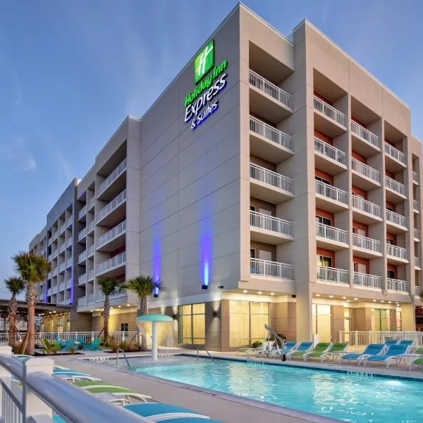 Holiday Inn Express & Suites - Galveston Beach, an IHG Hotel, hótel í Virginia Point