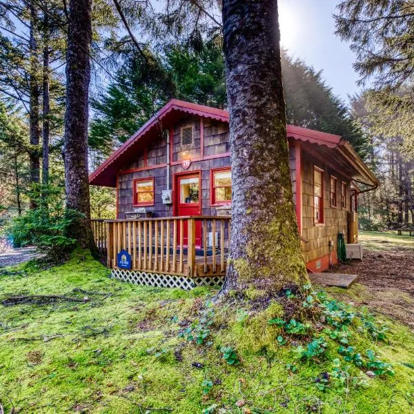 Woodland Cottage by the Sea, hotell sihtkohas Yachats