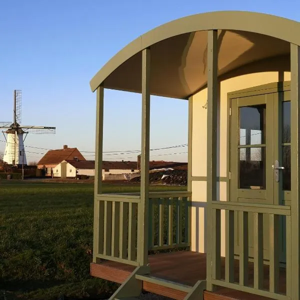 Roulotte Hartemeers, hotel in Tielt