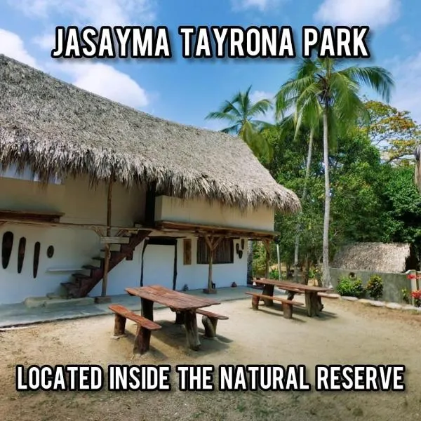 Hotel Jasayma dentro del Parque Tayrona, hotelli kohteessa El Zaino
