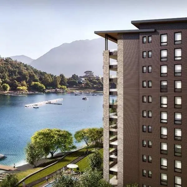 DEPTO PARQUE PINARES FRENTE AL LAGO, PRIMERA LINEA, NUEVO, hotell sihtkohas Pucón