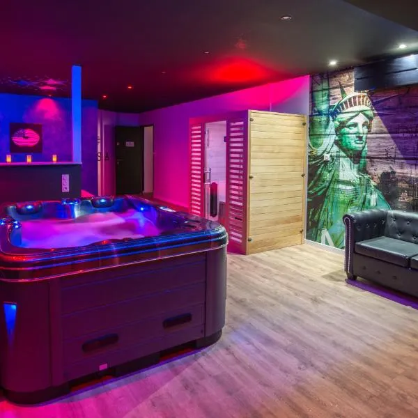 American spa motel, hotel em Joncherey