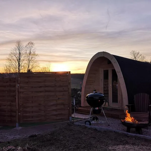 Romantischer POD - Gegen Aufpreis mit Hot Tub - Whirlpool & Sauna, hotel v destinaci Hohenberg an der Eger