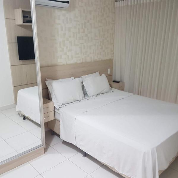 Flat mobiliado em região nobre de Goiânia - Foto 2