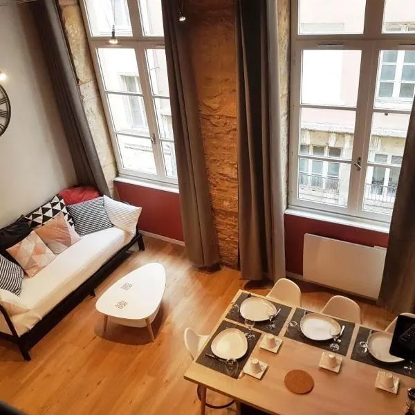 Cosy appartement, dans les pentes de la Croix Rousse: Lyon'da bir otel