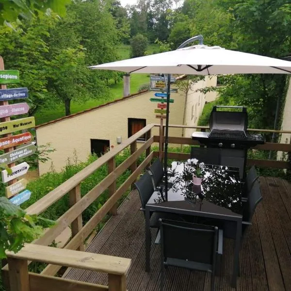 Le jardin d'Eugénie gîte a Virton en pleine nature lits fait a l'arrivée, hotel v destinaci Virton
