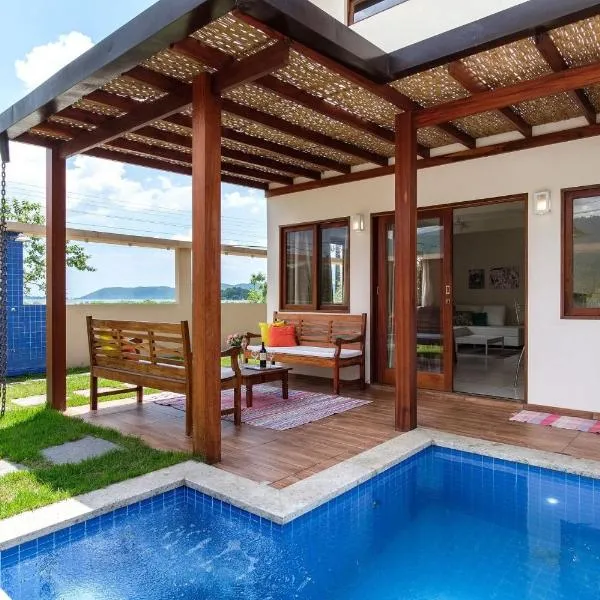 Safira - Linda c/3 suites, frente mar, piscina, churr, garagem, Netflix e Wi-Fi