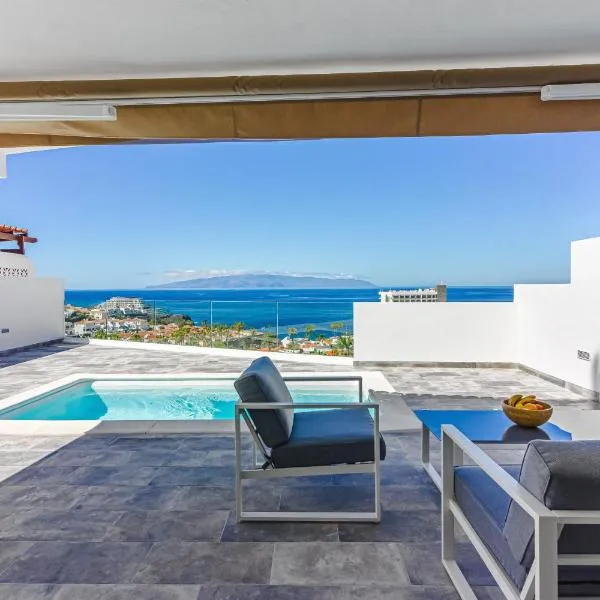 Magnífico Bungalow con Vista Panorámica y Piscina Privada, ξενοδοχείο σε Acantilado de los Gigantes
