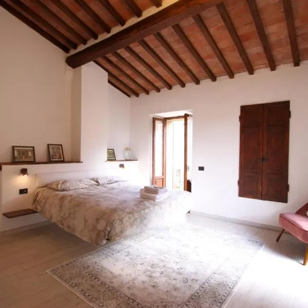 La Casa nel Borgo, hótel í Monticchiello