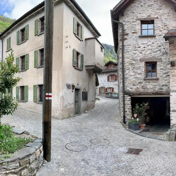 BnB Cà di sciavatin, отель в городе San Vittore