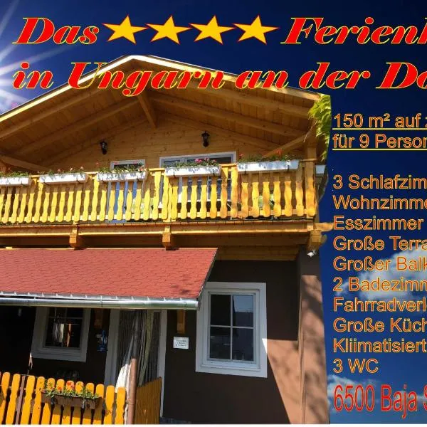 HeRo 4 Sterne Ferienhaus, hotel v destinaci Baja