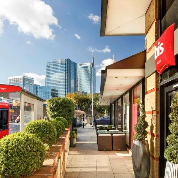 ibis London Docklands Canary Wharf, hotel v Londýně
