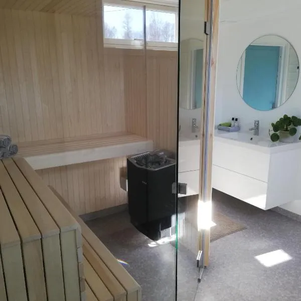 Large apartment with sauna in central Mora, hotel Morában