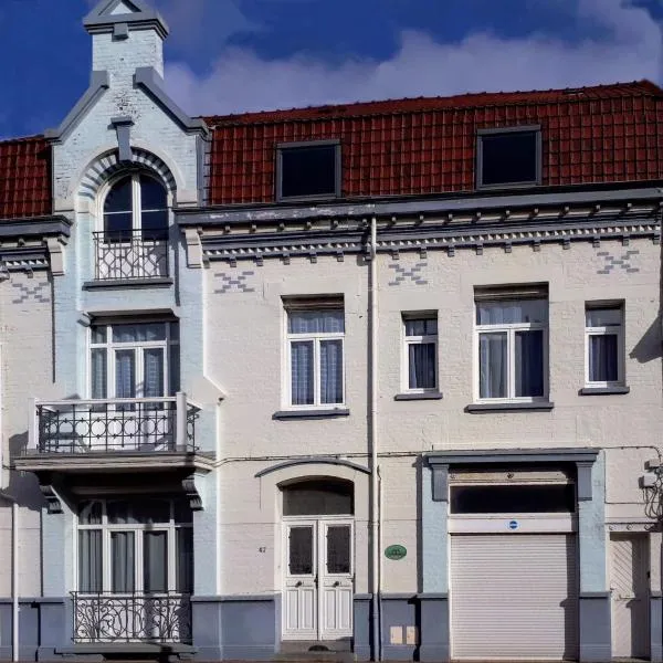 Gîte La Villa Perroy à proximité de la plage, hotell i Les Moëres