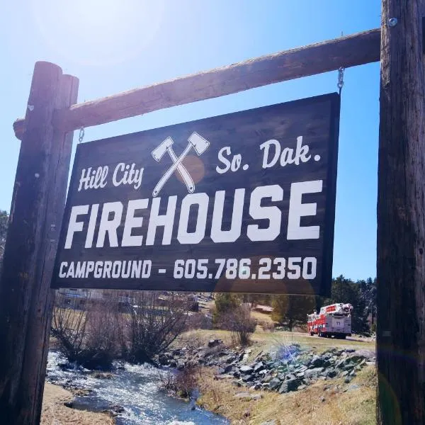 Firehouse Campground, hotell i Hill City