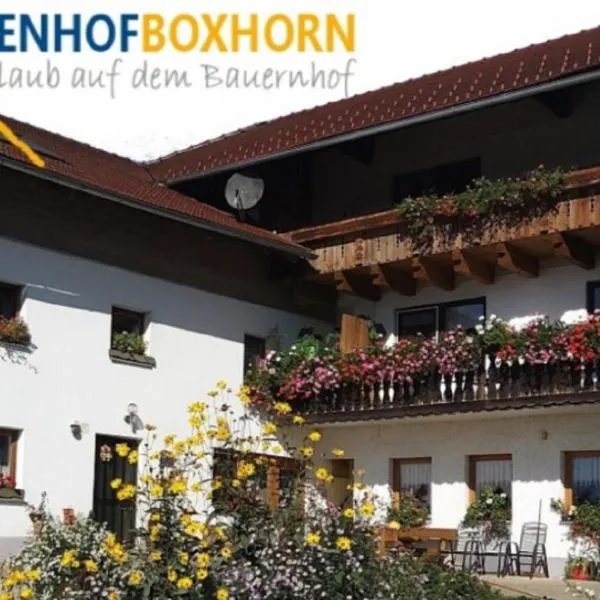 Woferlhof, Ferienhof Boxhorn, hotell i Böbrach