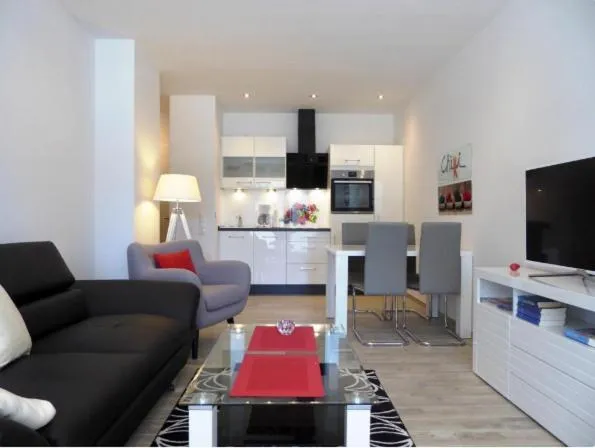 바르엘에 위치한 호텔 Erdgeschoss Wohnung Watt'n Meer mit Garten in Dangast