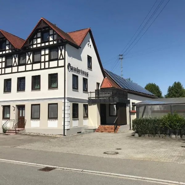 Pension Gambrinus, hotel v destinaci Rißtissen