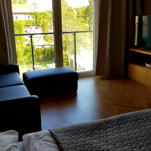 Apartament Wrocław Marina nad Odrą 29, hotell Wrocławis