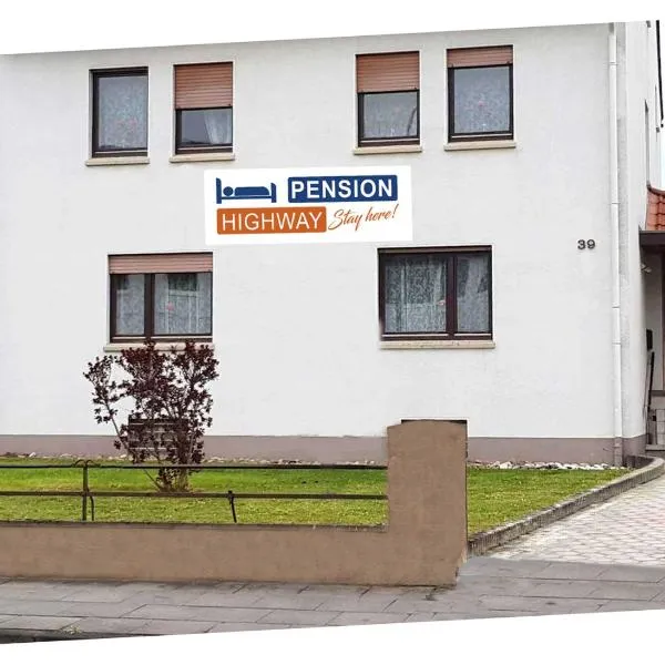 Pension Highway Bünde, hotel v destinaci Bünde