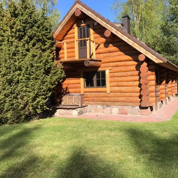 Excellent log house with a sauna in Lahemaa!, hotel en Viinistu