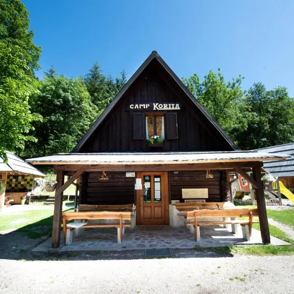 Camp Korita, hotell i Soča