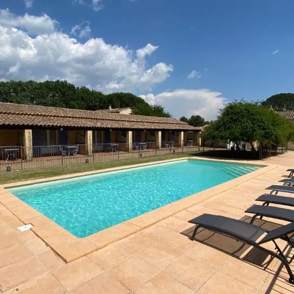 Appartements " Le Clos De La Cerisaie", hotell i Castillon-du-Gard