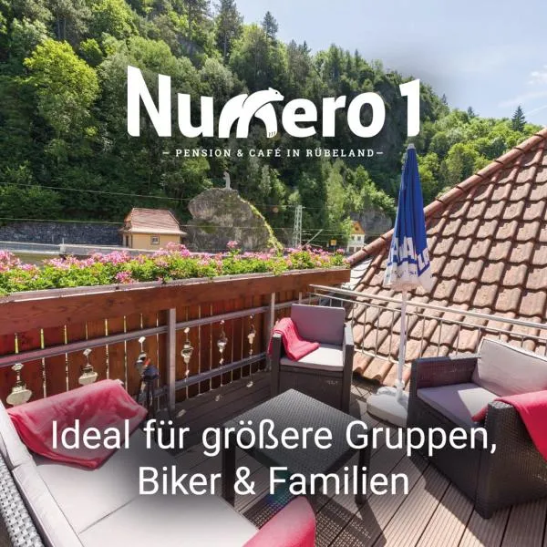 Numero1-Pension und Cafe, hotel v destinaci Rübeland