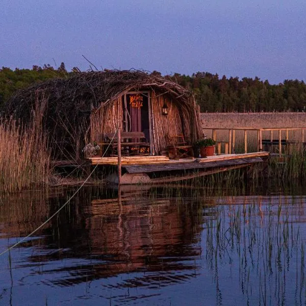 Bebru māja - Beaver house, hotel in Amjūdžu Ciems