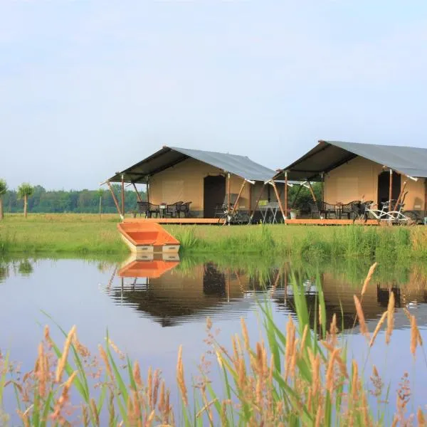 Safaritenten Schotererf โรงแรมในKuinre