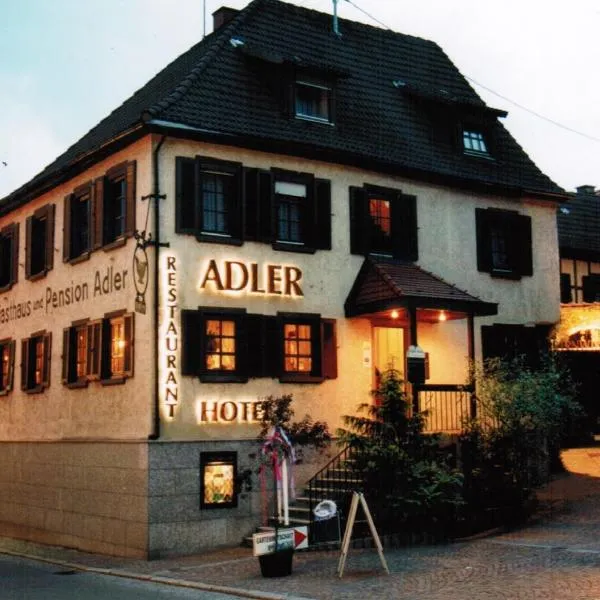 Adler Gaststube Hotel Biergarten, hotel en Bad Rappenau