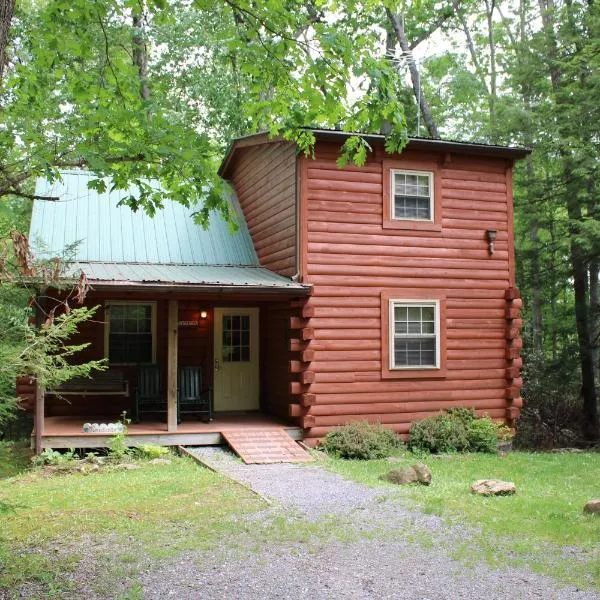 Country Road Cabins, hotell i Ansted