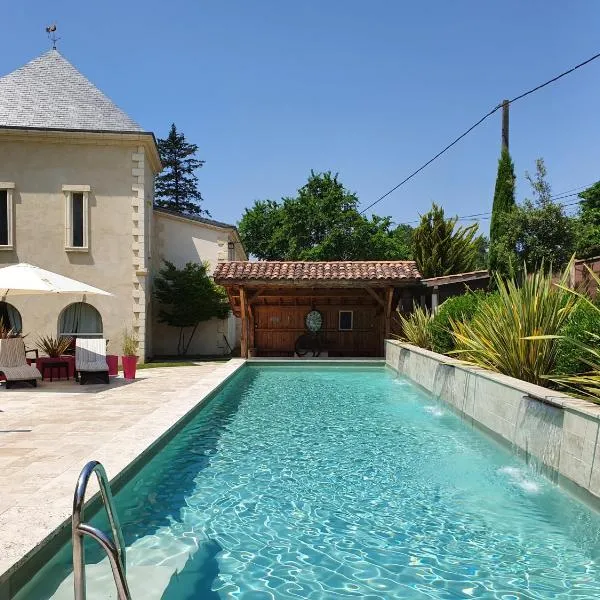 Domaine de Larchey & son restaurant - Bordeaux Sud, מלון בSaint-Médard-dʼEyrans