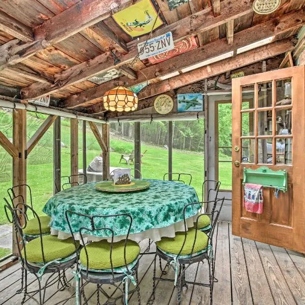 Rustic-Chic Cottage with Yard and Grill - Near Hiking!, hotel em Greenfield